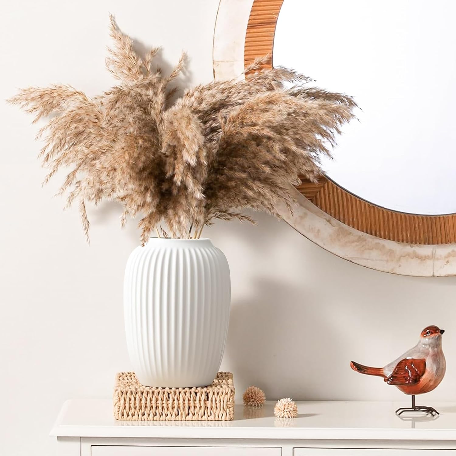 White Ceramic Vase for Modern  - Home Decor Location recension och pris