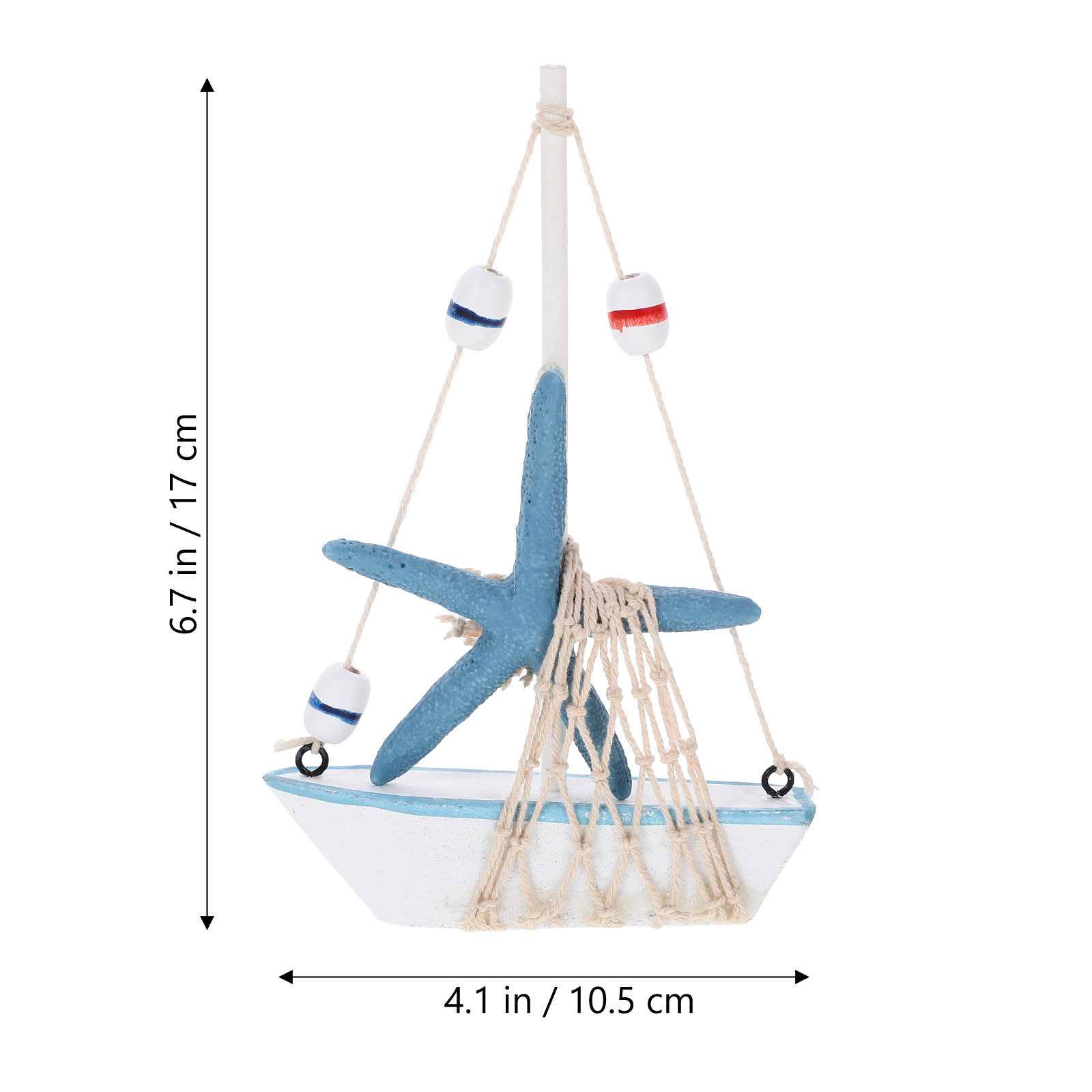 Nautical Sailboat Decoration W - Home Decor Nautical recension och pris