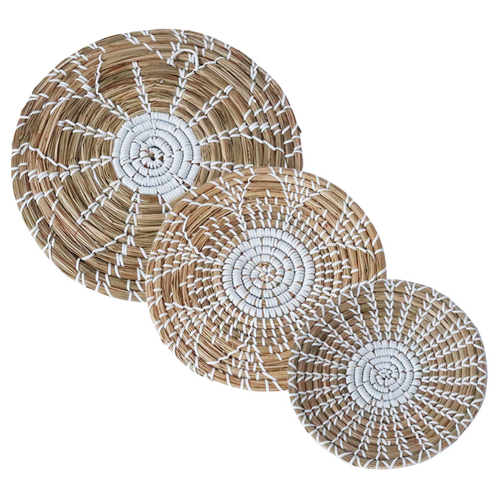 3pcs Bohemia Style Woven Baske - Woven Wall Basket recension och pris