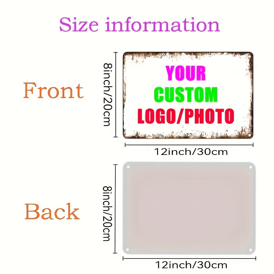 Customizable Tin Sign] Vintage - Home Decor Free Images recension och pris