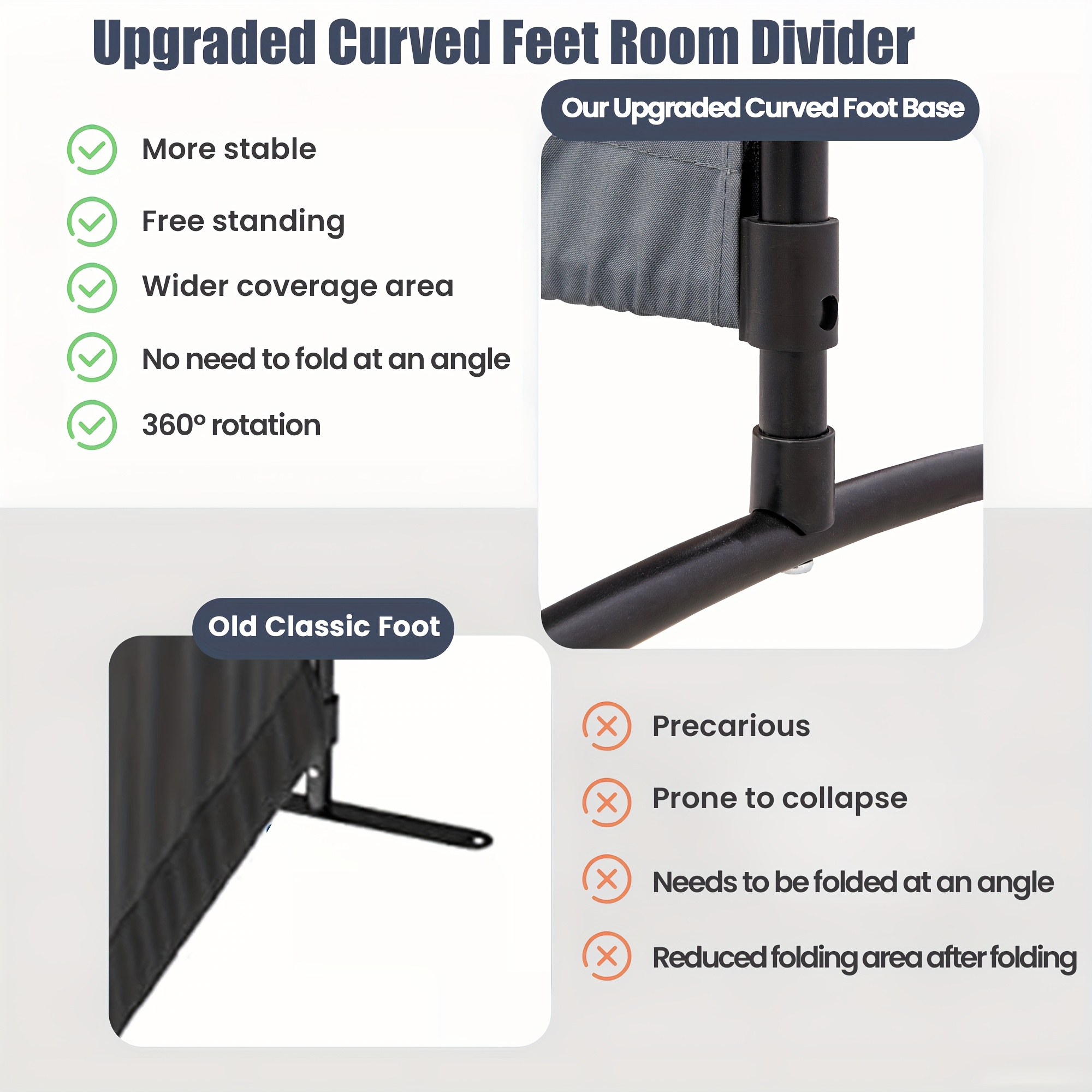 Room Divider Folding Privacy S - Room Divider Screen recension och pris