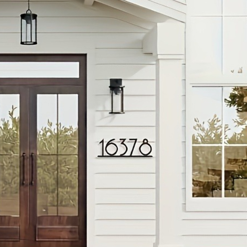Custom Metal Address Number Si - Home Decor Nearby recension och pris