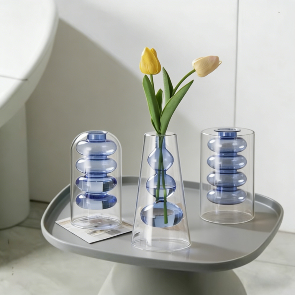 Creative Nordic Colorful Doubl - Glass Vase Nordic recension och pris
