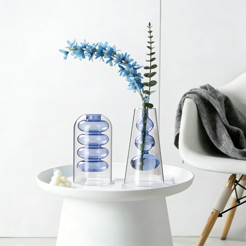 Creative Nordic Colorful Doubl - Glass Vase Nordic recension och pris