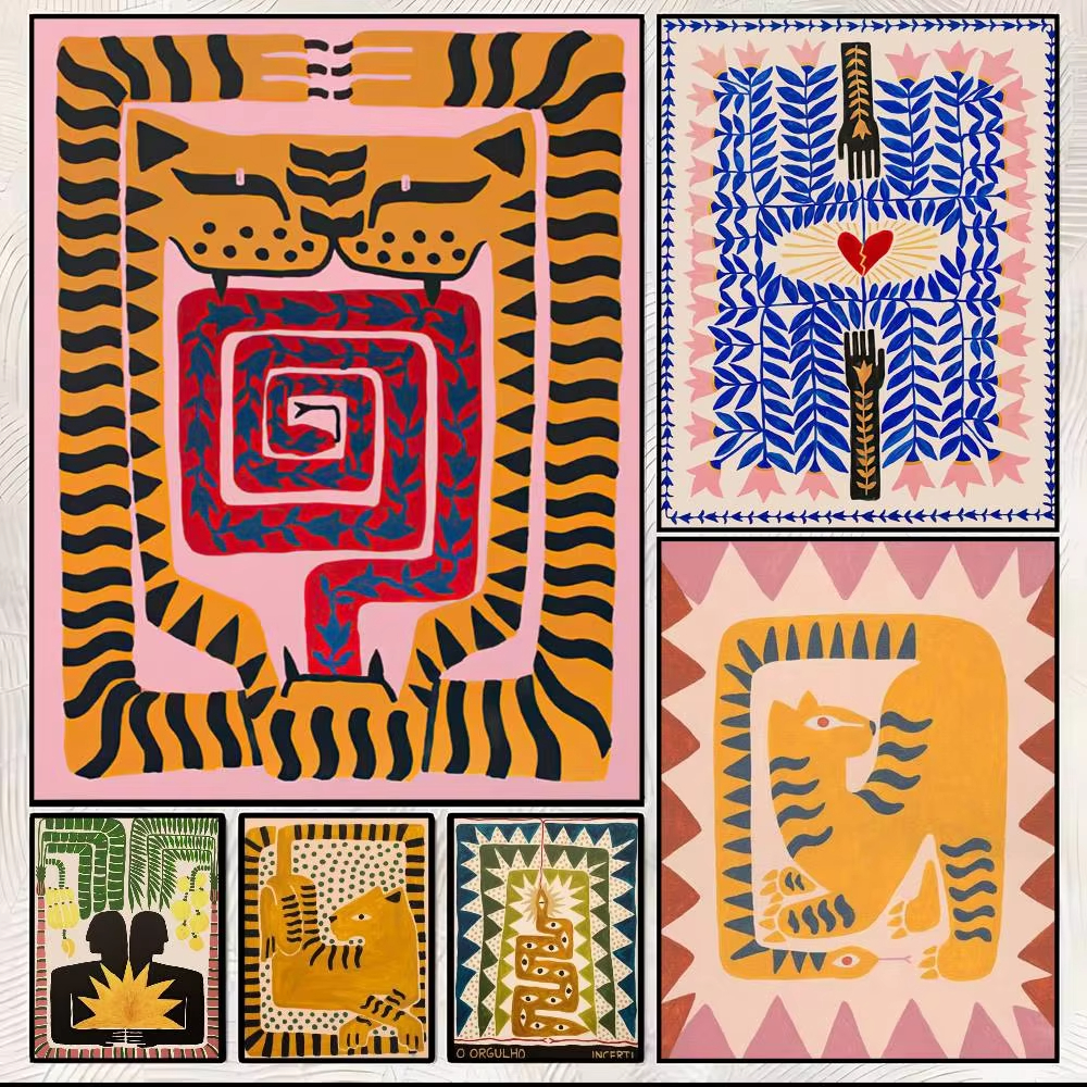 Ancient Egypt Tiger Leopard Cl - Home Decor Egypt recension och pris