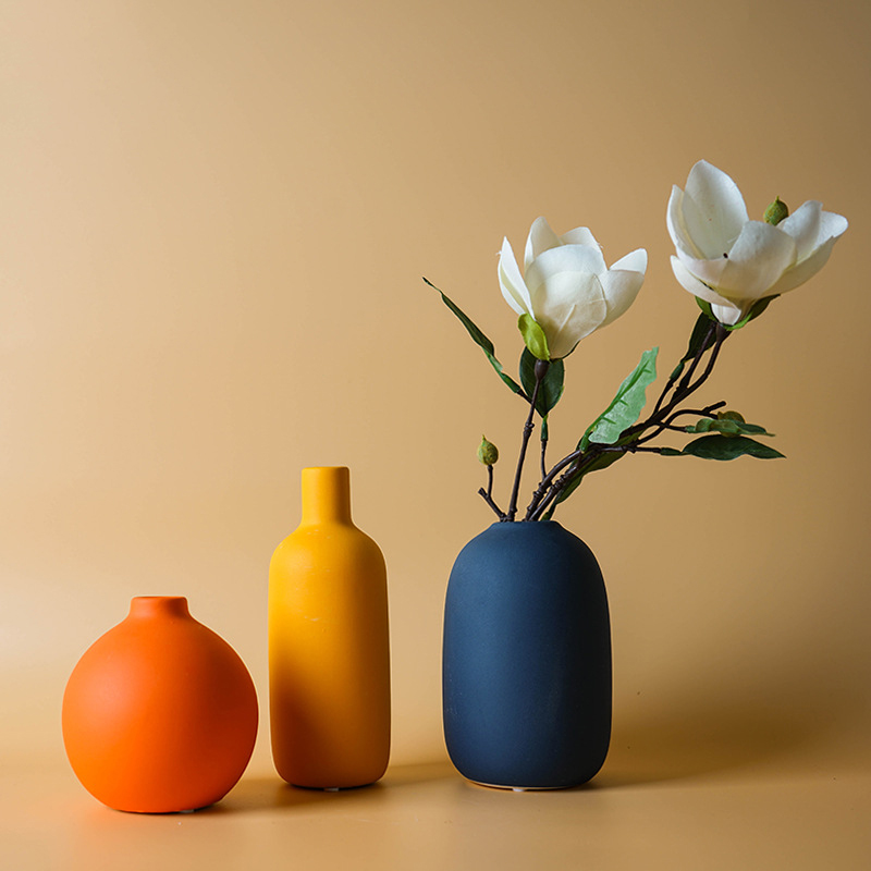 Nordic Ceramic Vase  Solid Col - Glass Vase Nordic recension och pris
