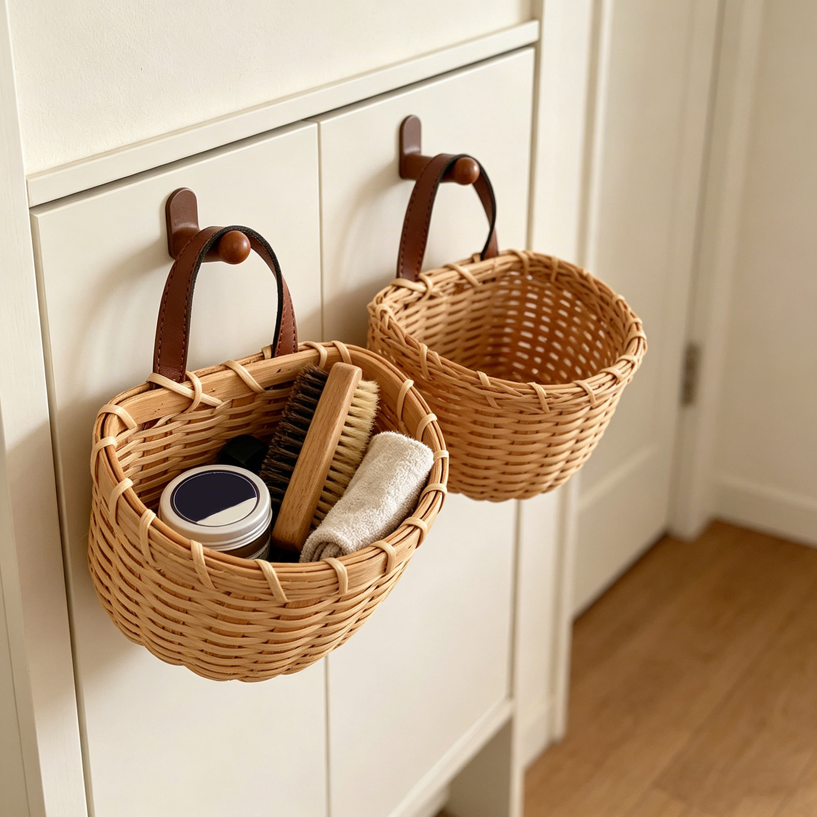 Wall Mounted Woven Wicker Hang - Woven Wall Basket recension och pris