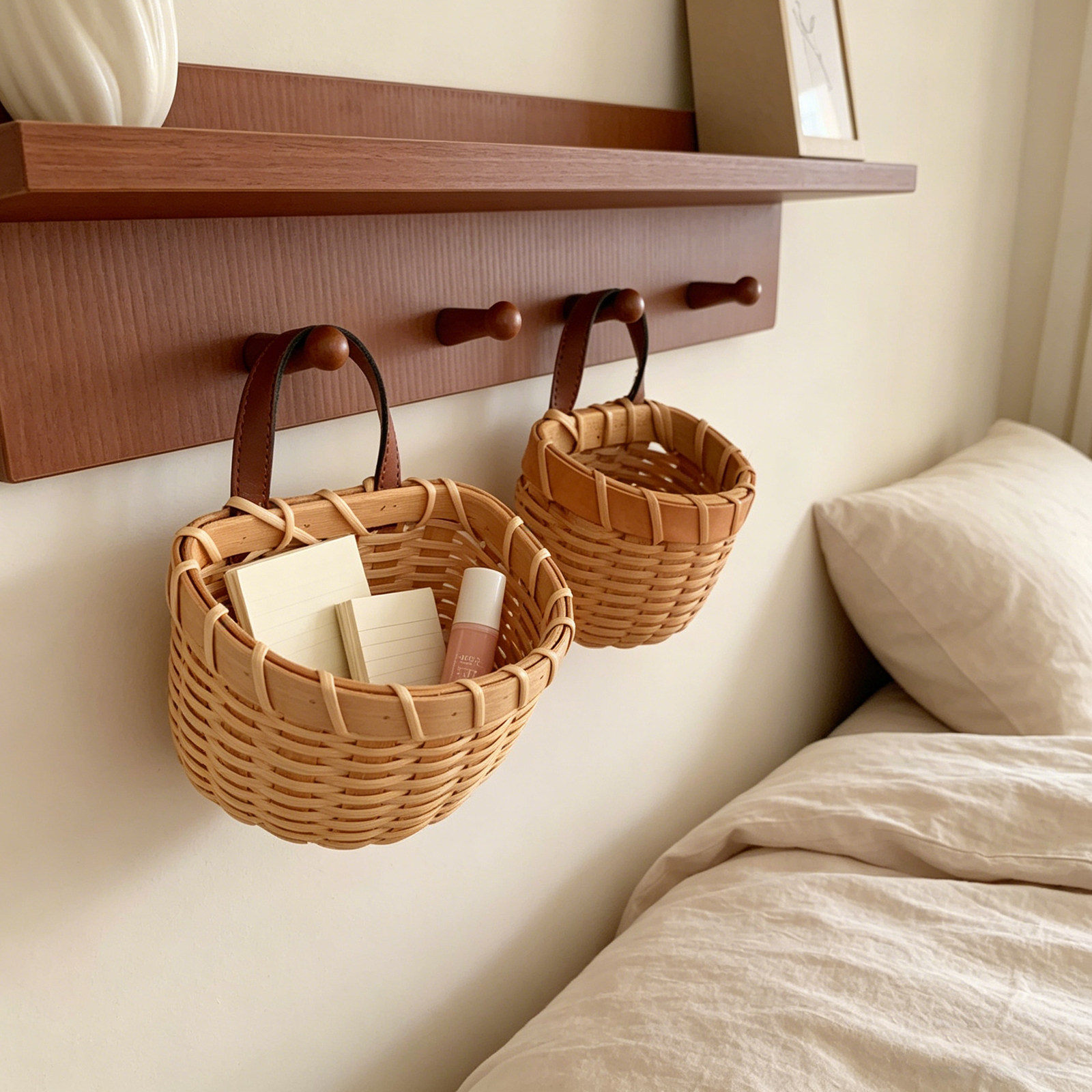 Wall Mounted Woven Wicker Hang - Woven Wall Basket recension och pris