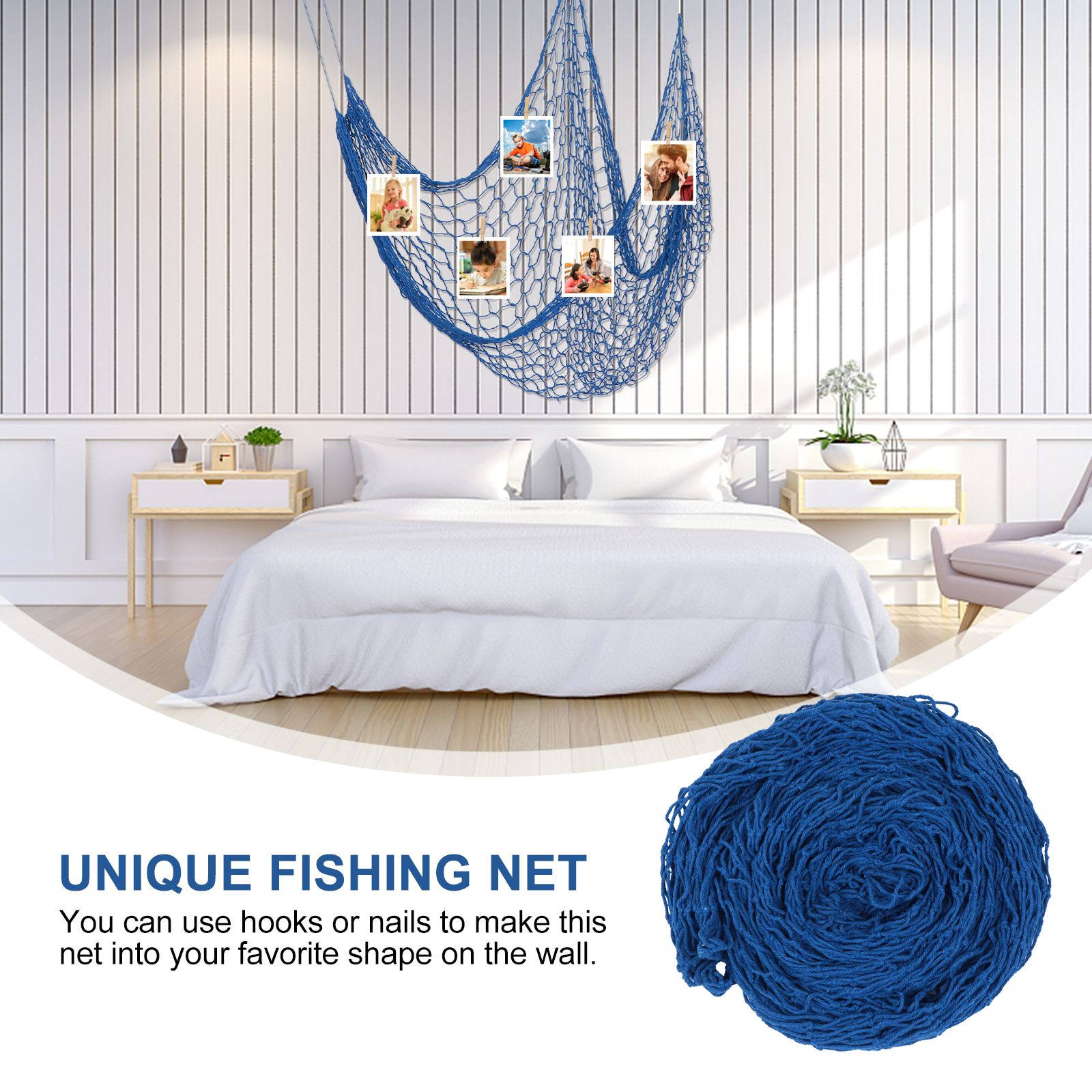 Unique Fishing Net Decoration  - Home Decor Nautical recension och pris