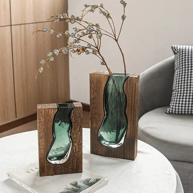 Glass Vase with Nordic Log Sol - Glass Vase Nordic recension och pris