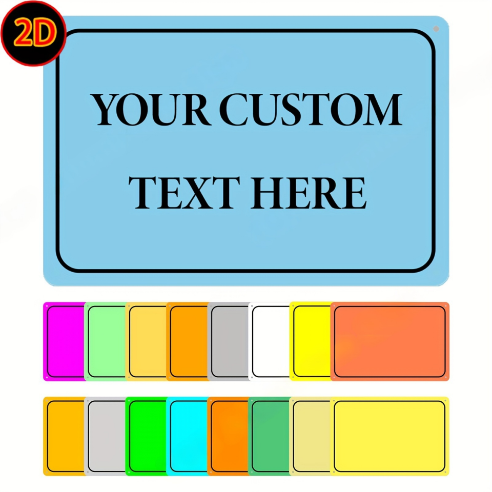 Custom Photo Printed Tin Sign  - Home Decor Free Images recension och pris