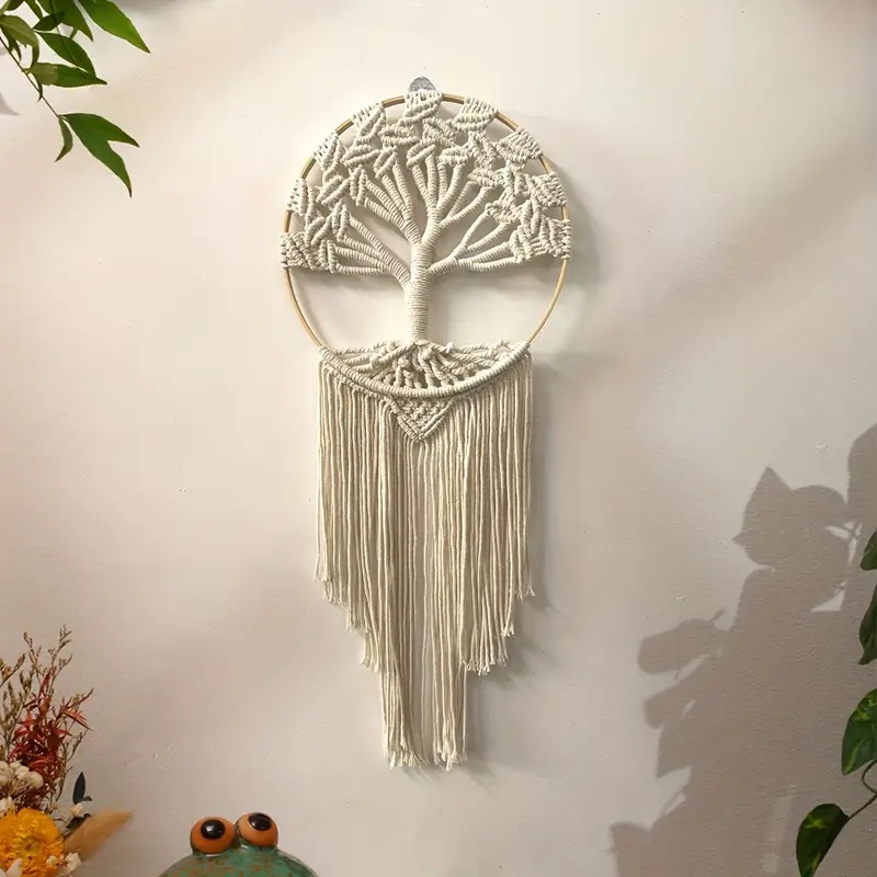 Tree of Life Macrame Wall Hang - Macrame Wall Hanging recension och pris