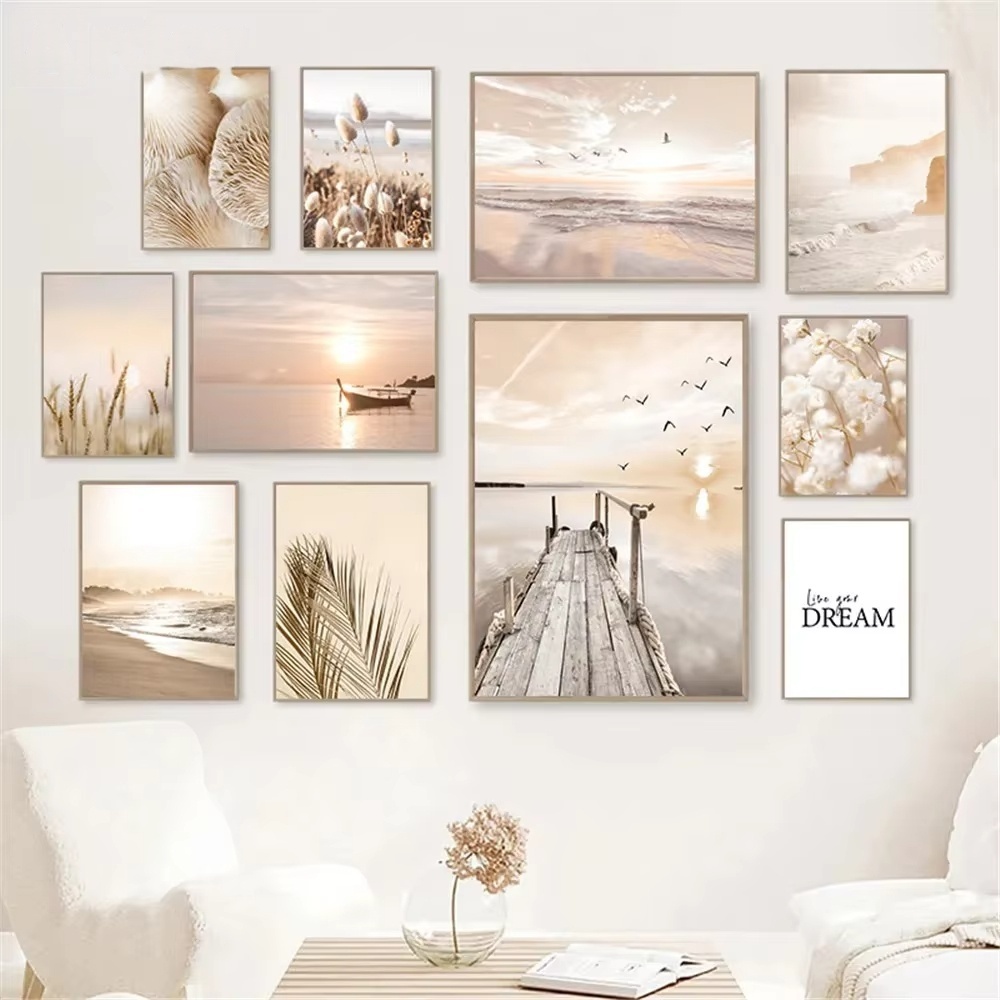 Sunset Sea Lake Boat Bridge Ca - Home Decor Disney recension och pris