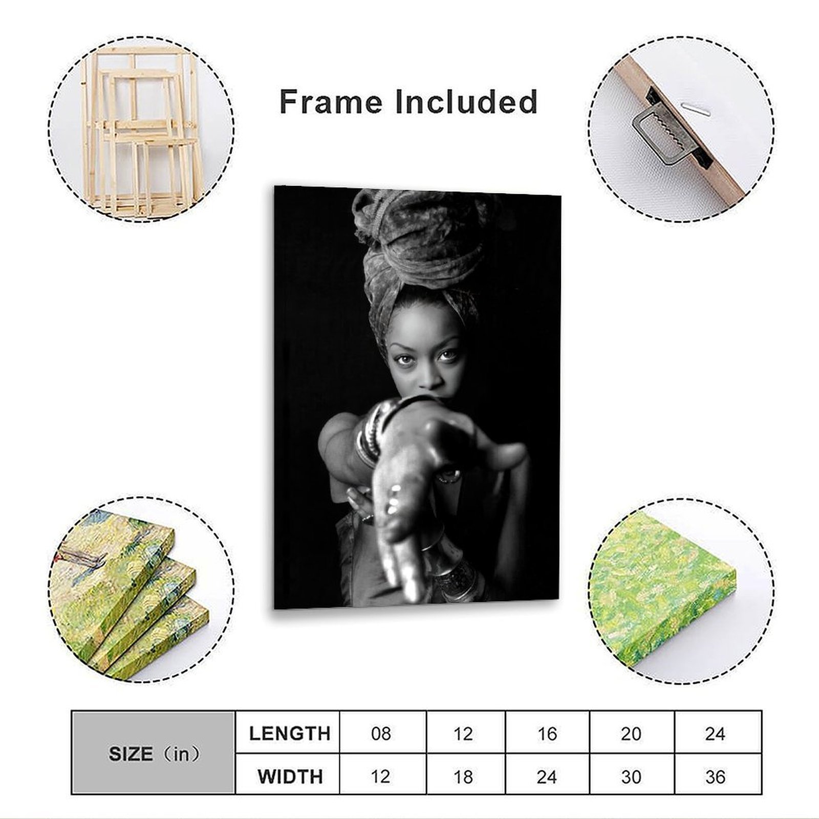 African American Woman Portrai - Home Decor Mirror recension och pris