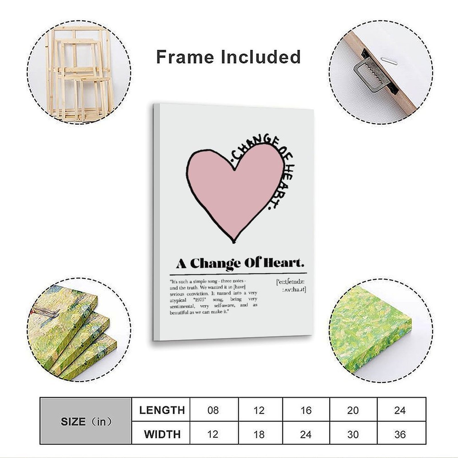 A Change of Heart Music Lyrics - Home Decor Mirror recension och pris