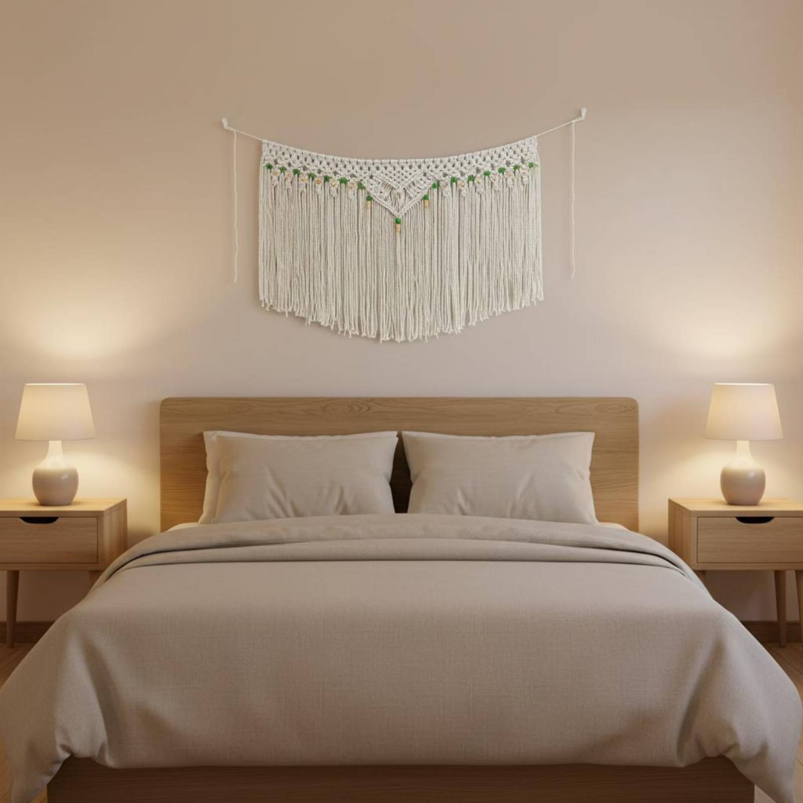 Tassel Wall Hanging Decorative - Macrame Wall Hanging recension och pris
