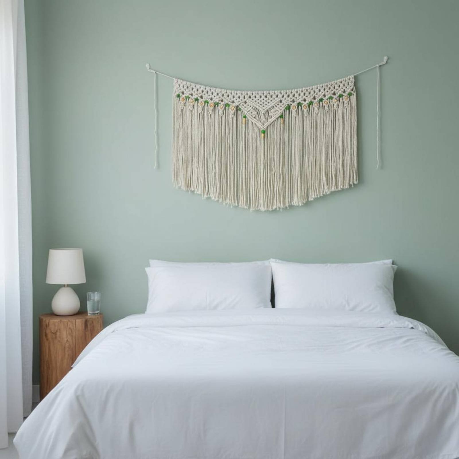 Tassel Wall Hanging Decorative - Macrame Wall Hanging recension och pris
