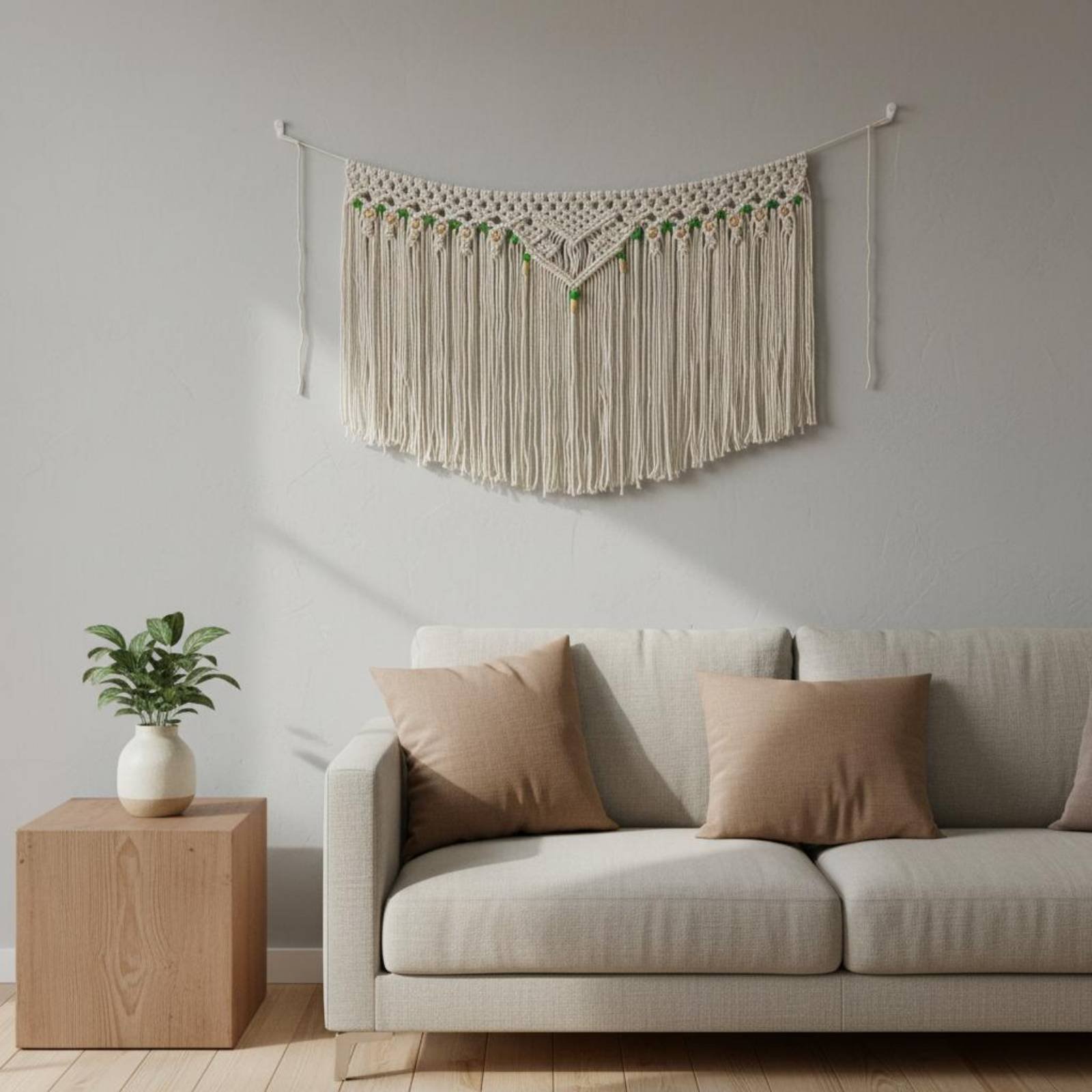 Tassel Wall Hanging Decorative - Macrame Wall Hanging recension och pris