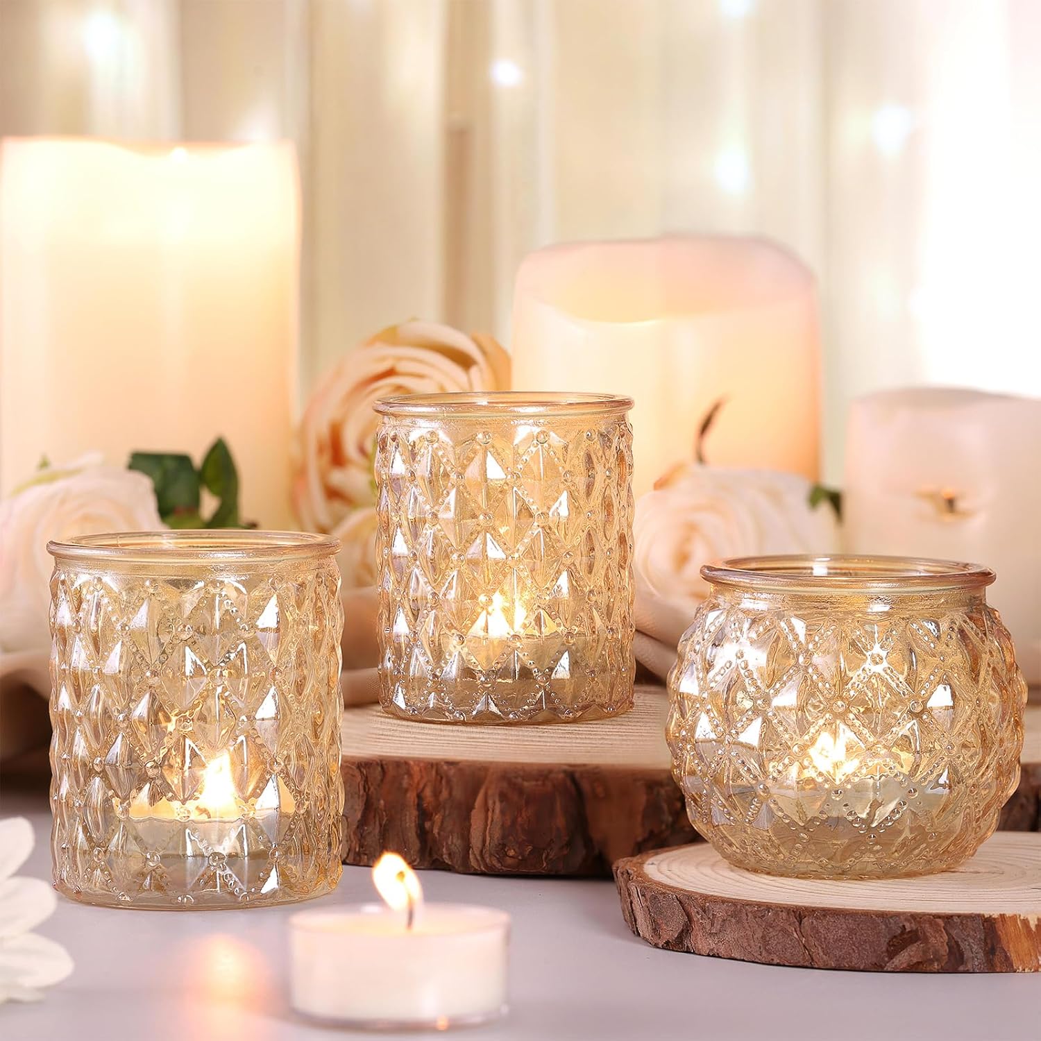 Gold Votive Candle Holders for - Home Decor Free Images recension och pris