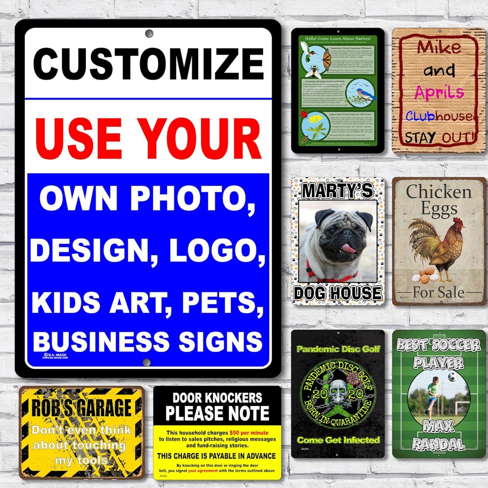 Personalized Custom Aluminum M - Home Decor Free Images recension och pris