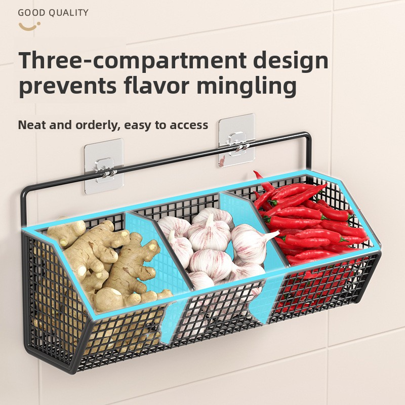 AOBT Wall-Mounted Green Onion  - Woven Wall Basket recension och pris