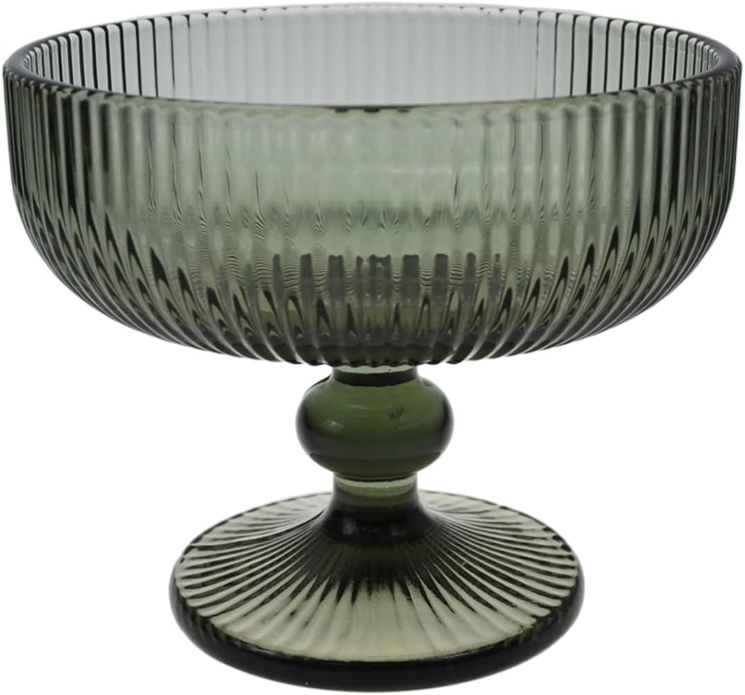 Vintage Ribbed Glass Dessert B - Home Decor Free Images recension och pris