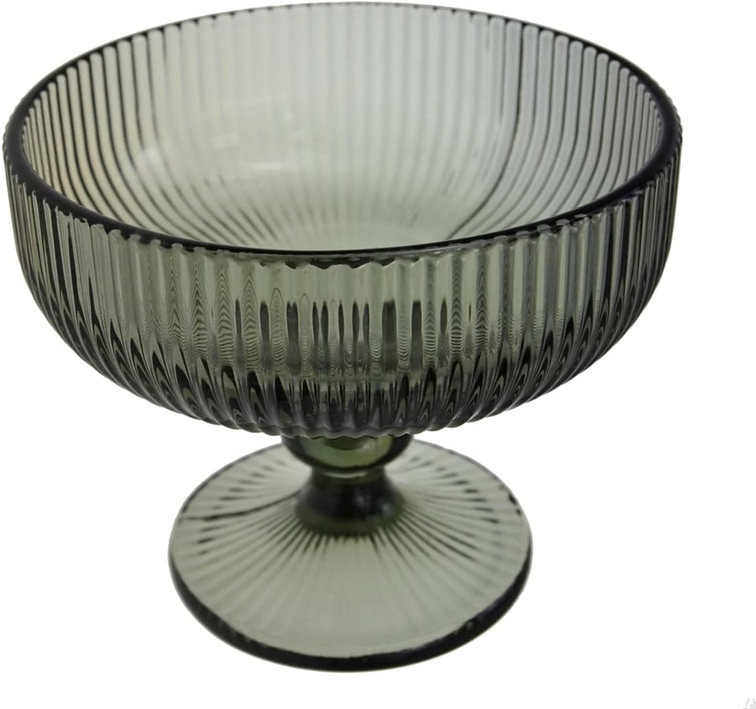 Vintage Ribbed Glass Dessert B - Home Decor Free Images recension och pris