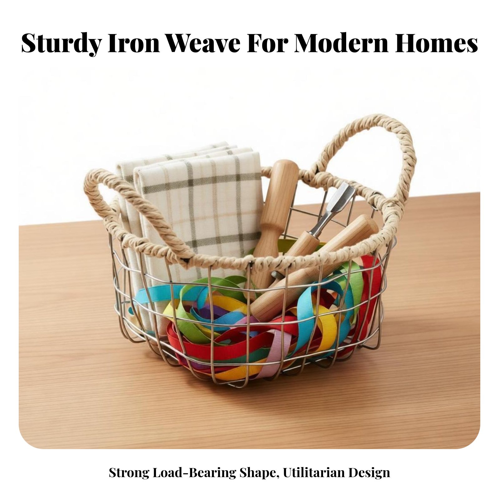 Countertop Utility Basket Wove - Woven Wall Basket recension och pris