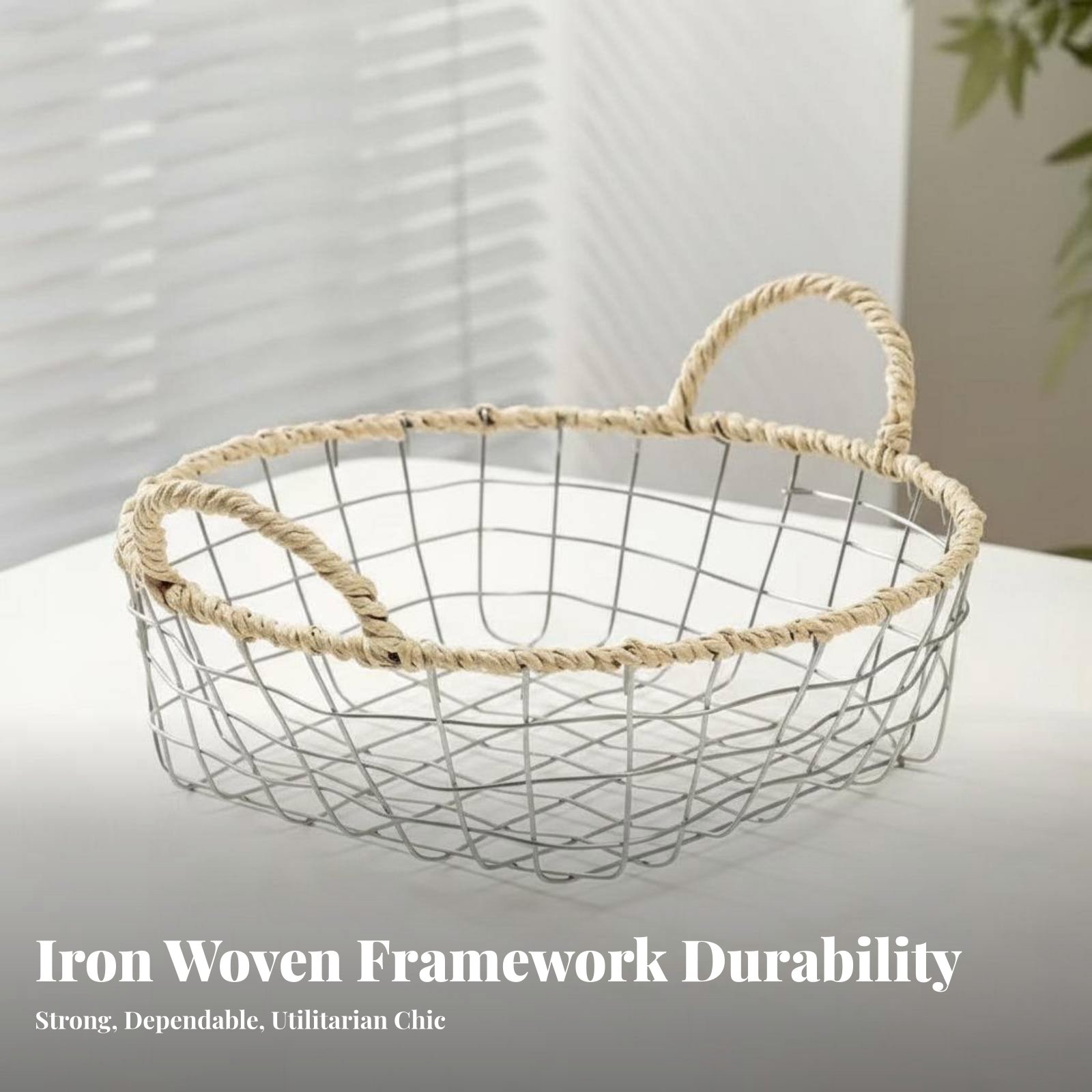 Countertop Utility Basket Wove - Woven Wall Basket recension och pris