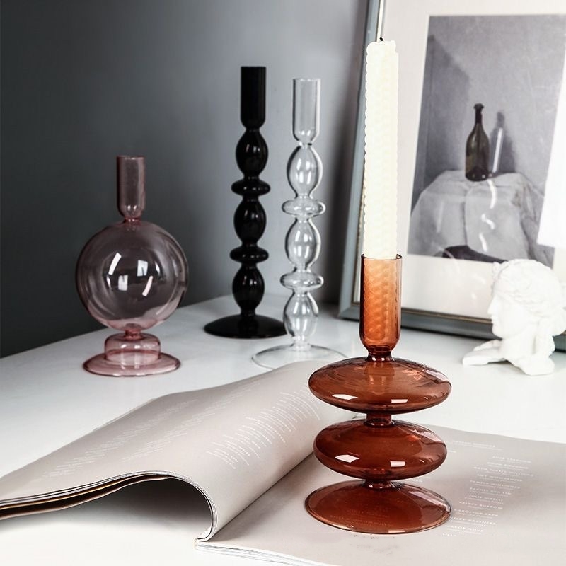 Nordic Glass Candle Holder & V - Glass Vase Nordic recension och pris