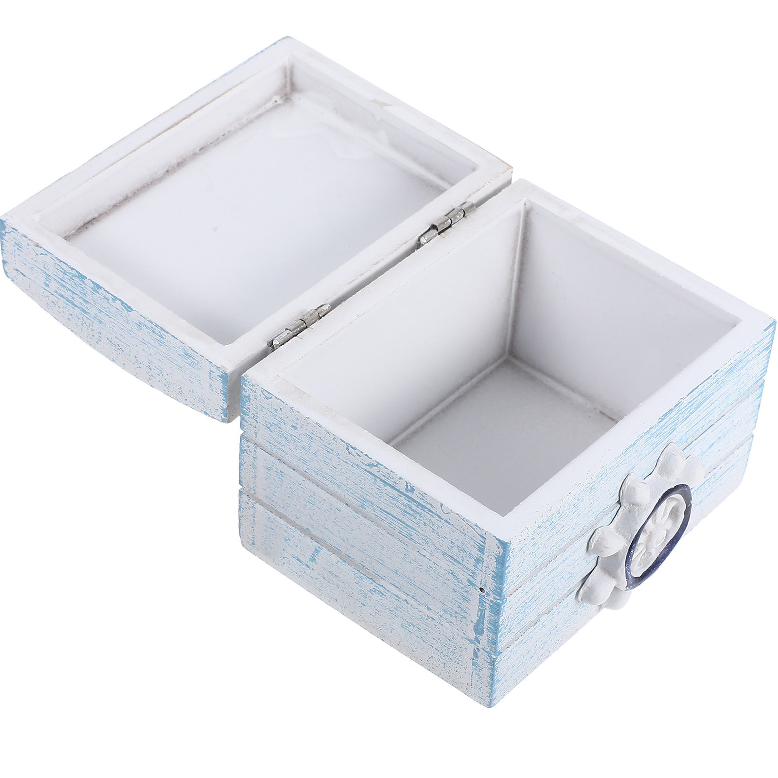 Ocean Themed Wooden Box Handcr - Home Decor Nautical recension och pris