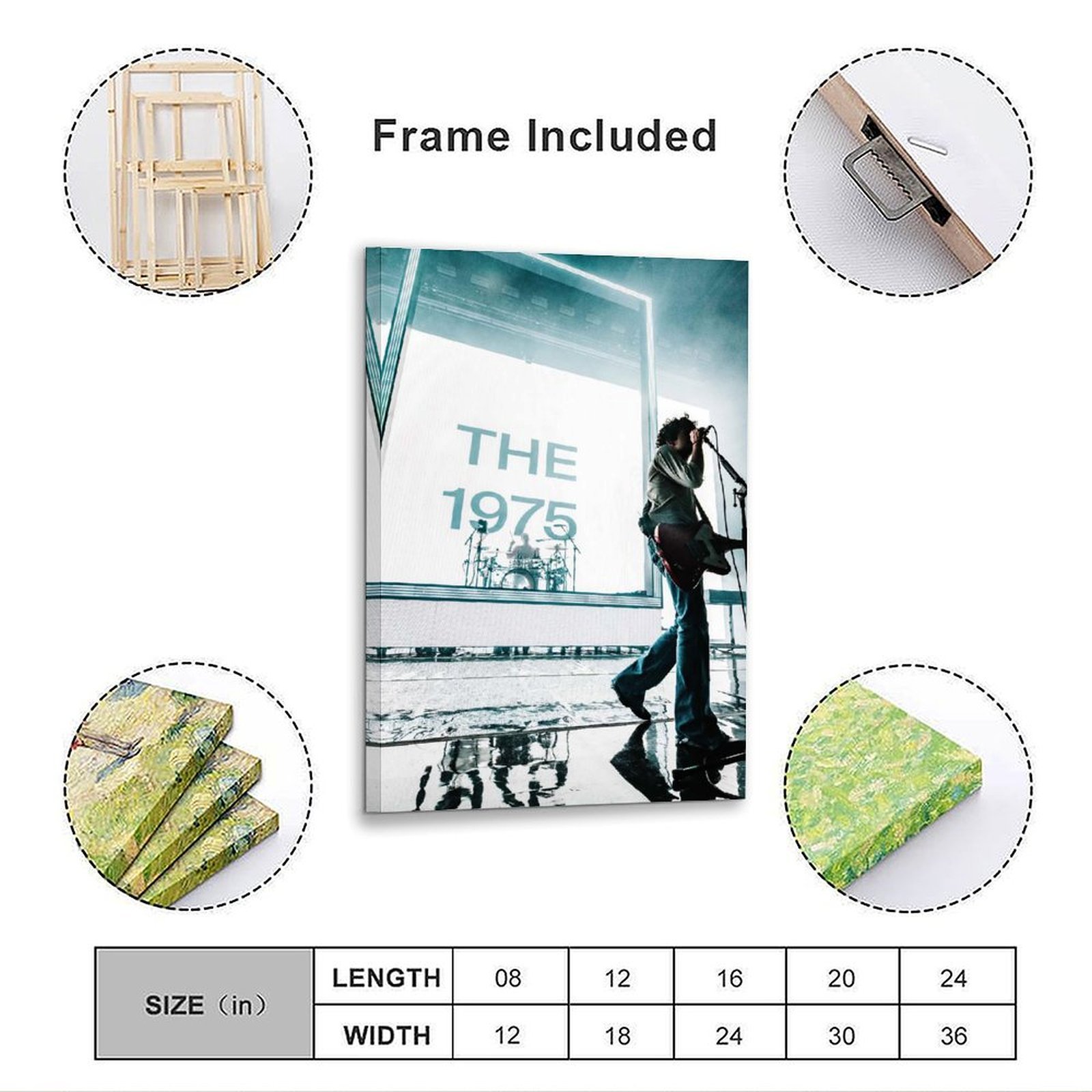 The 1975 Band Concert Poster T - Home Decor Mirror recension och pris