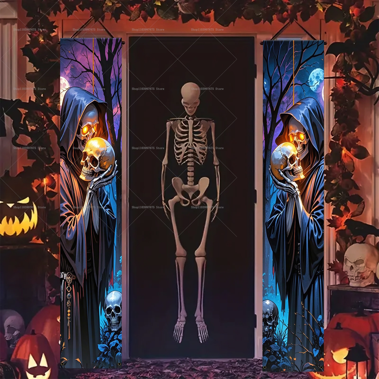 Halloween Scary Ghost Banners  - Home Decor Nearby recension och pris