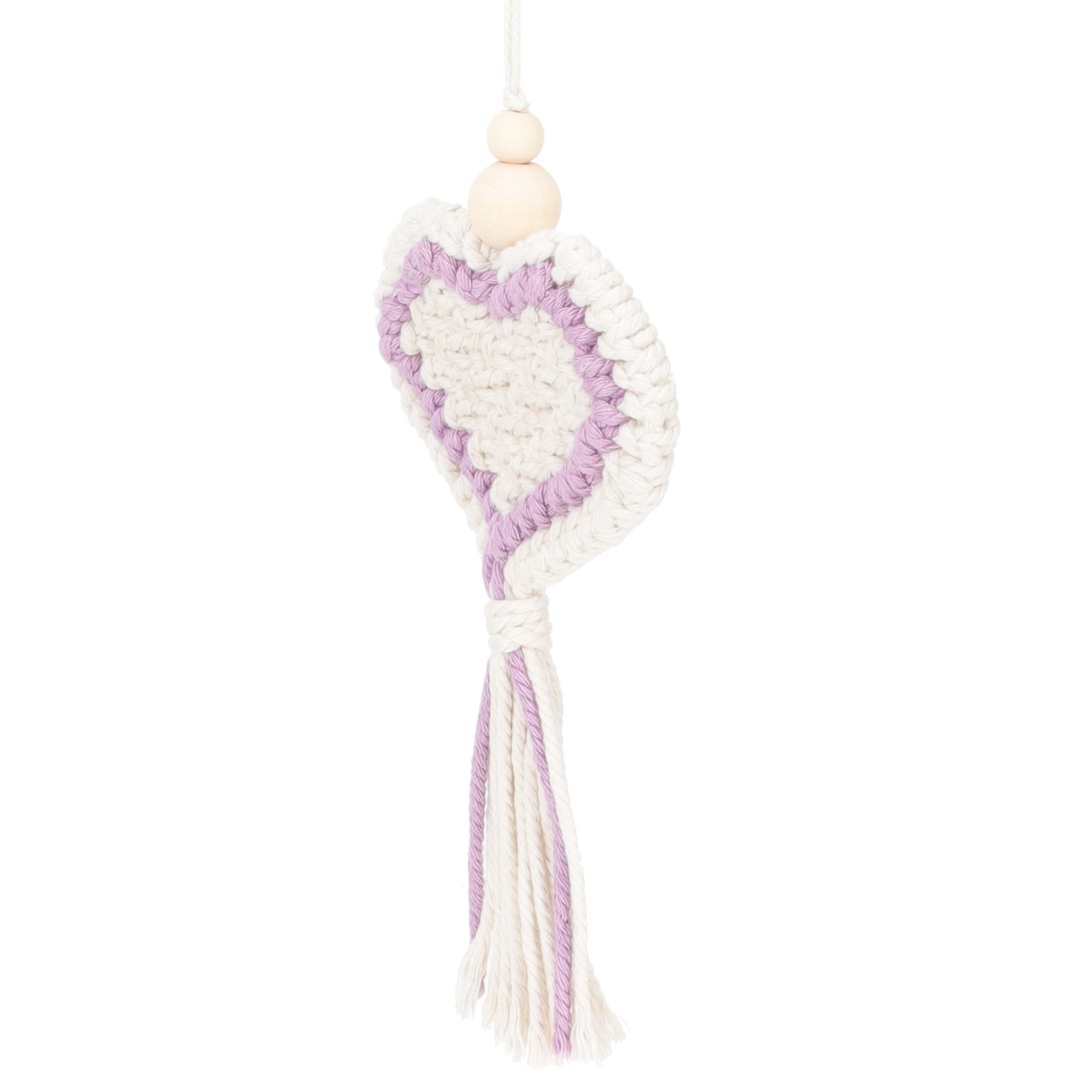 Valentines Decor Heart Shaped  - Macrame Wall Hanging recension och pris