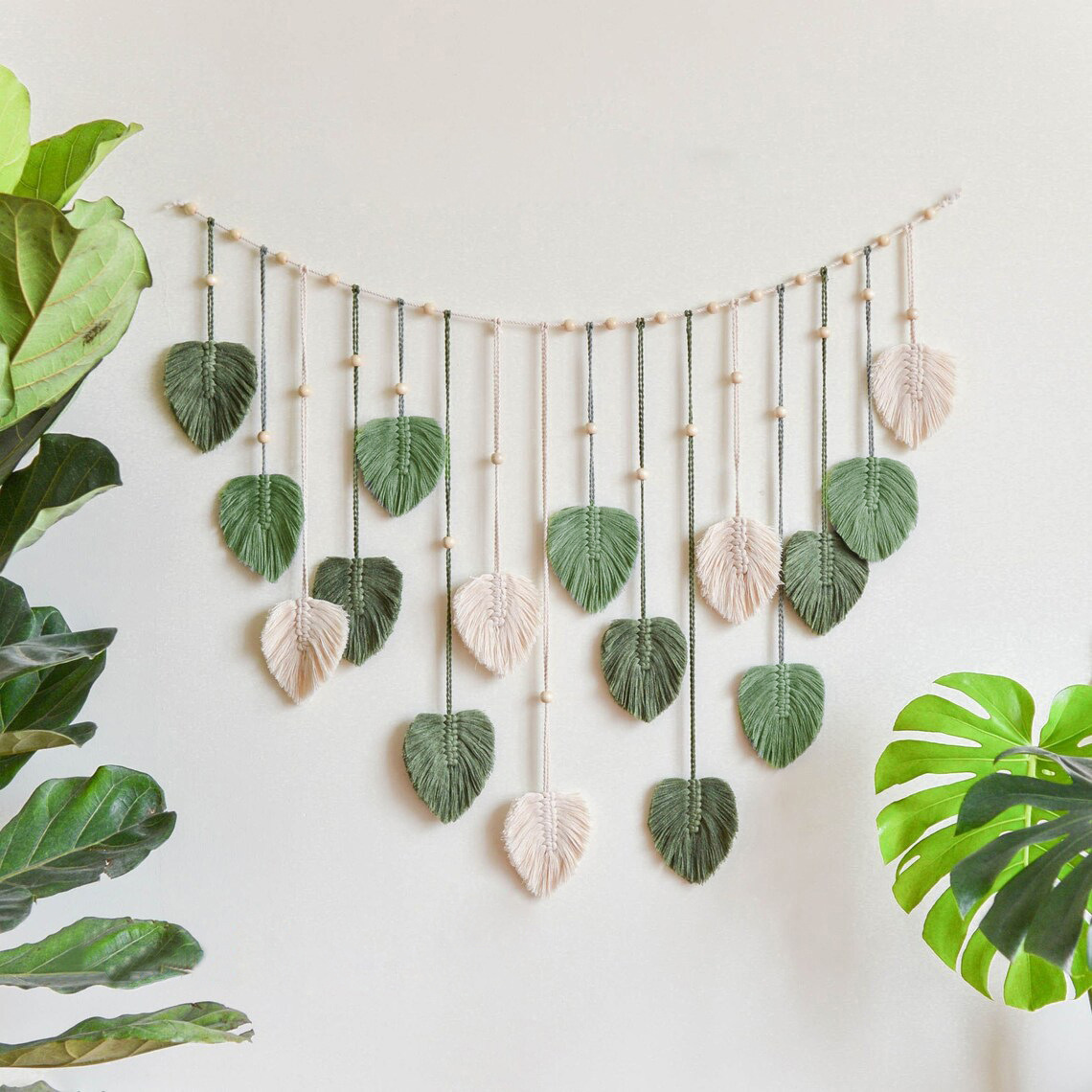Large Macrame Handmade Fiber L - Macrame Wall Hanging recension och pris