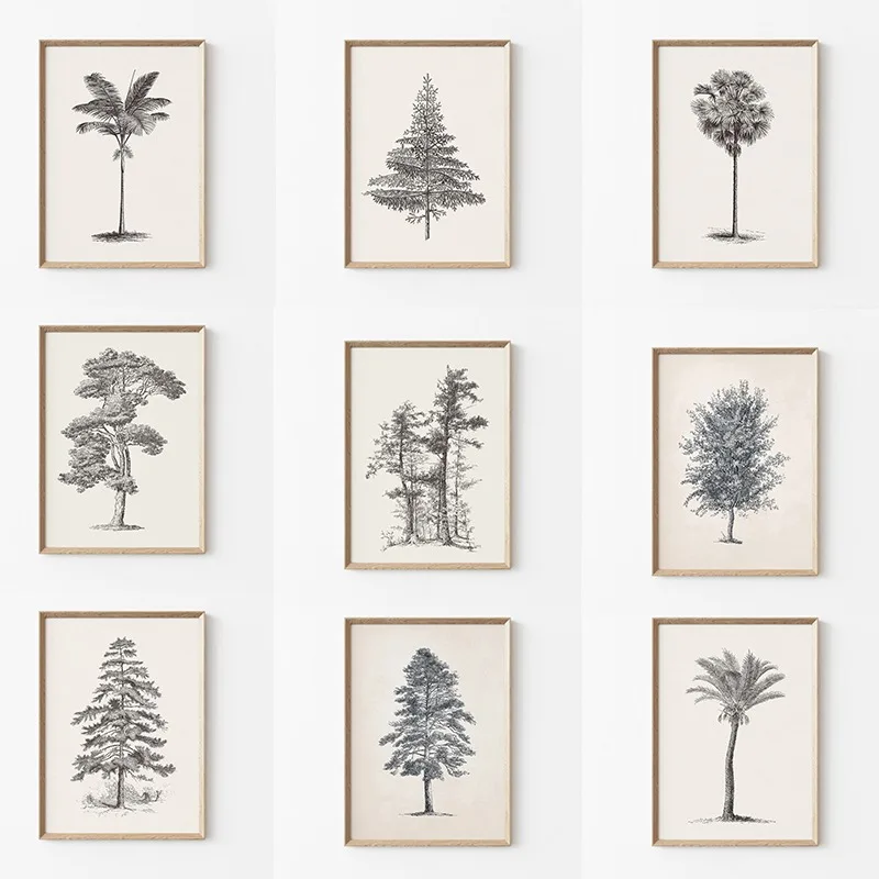 Vintage Trees Landscape Sketch - Home Decor Disney recension och pris