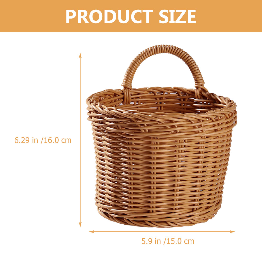 Imitation Woven Storage Basket - Woven Wall Basket recension och pris