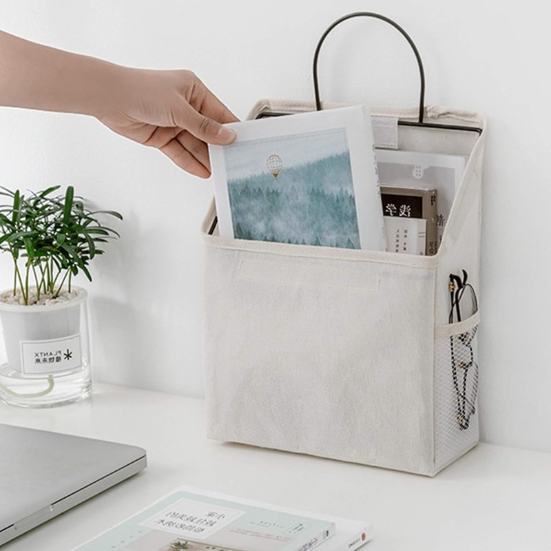 Wall-Hanging Storage Bags Desk - Woven Wall Basket recension och pris