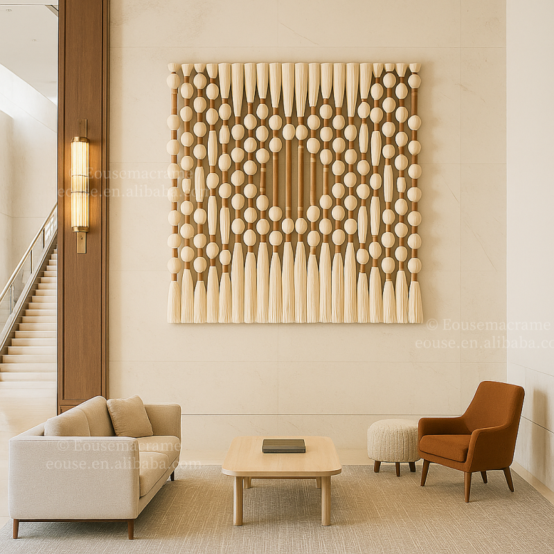Large Macrame Wall Decor Moder - Macrame Wall Hanging recension och pris