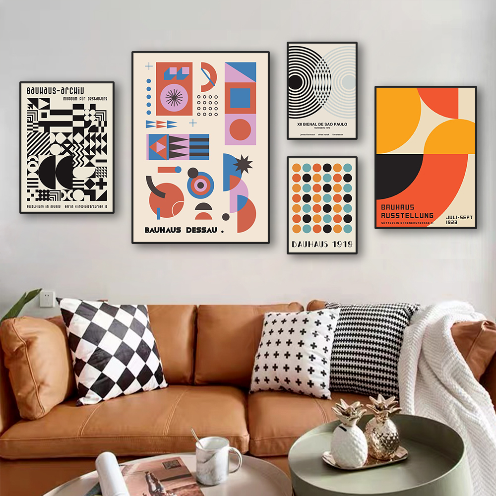 Modern Abstract Bauhaus Archit - Home Decor Youtube recension och pris