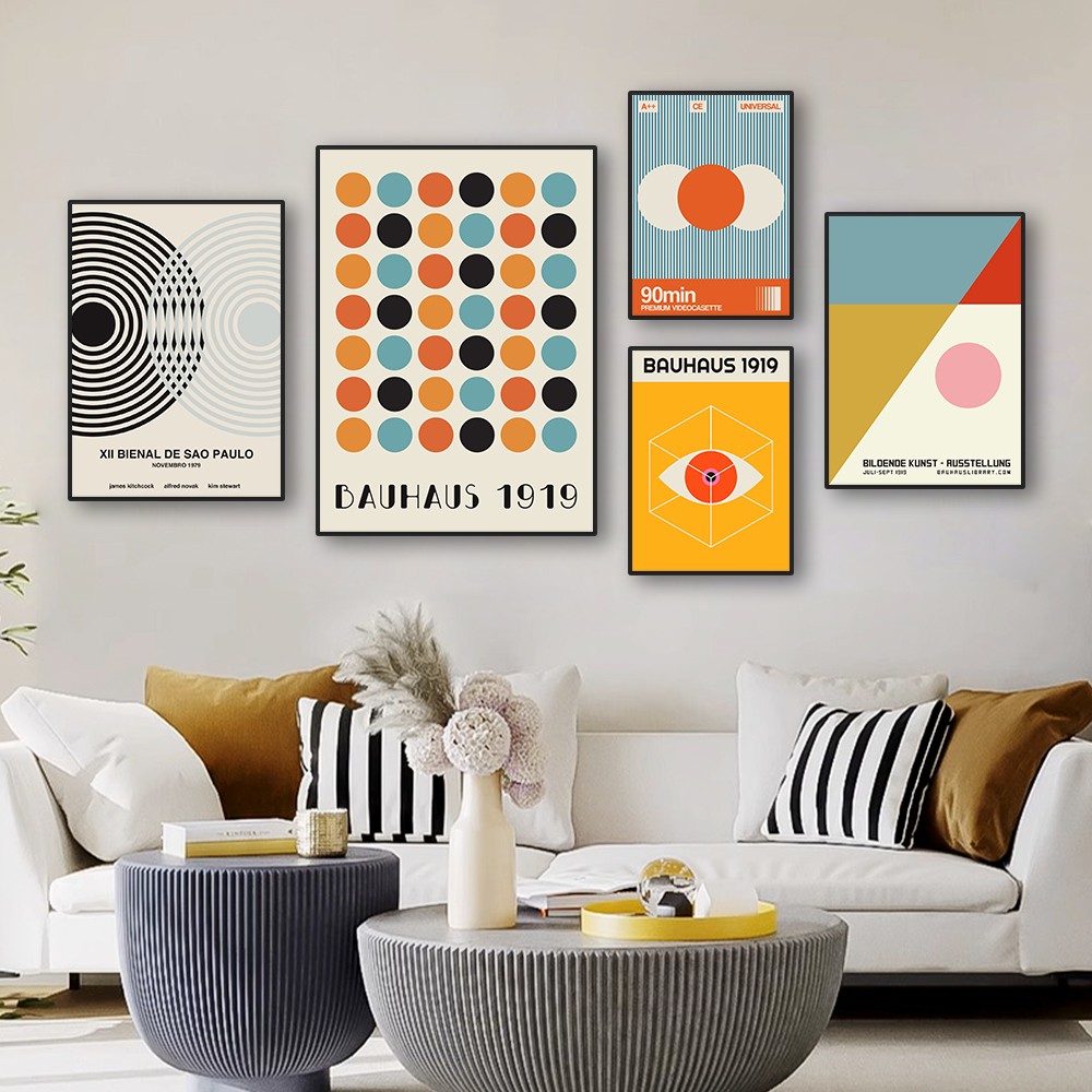 Modern Abstract Bauhaus Archit - Home Decor Youtube recension och pris