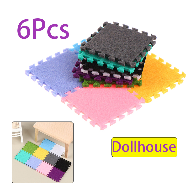 6Pcs 1:12 Dollhouse Miniature  - Flooring Home Decor recension och pris