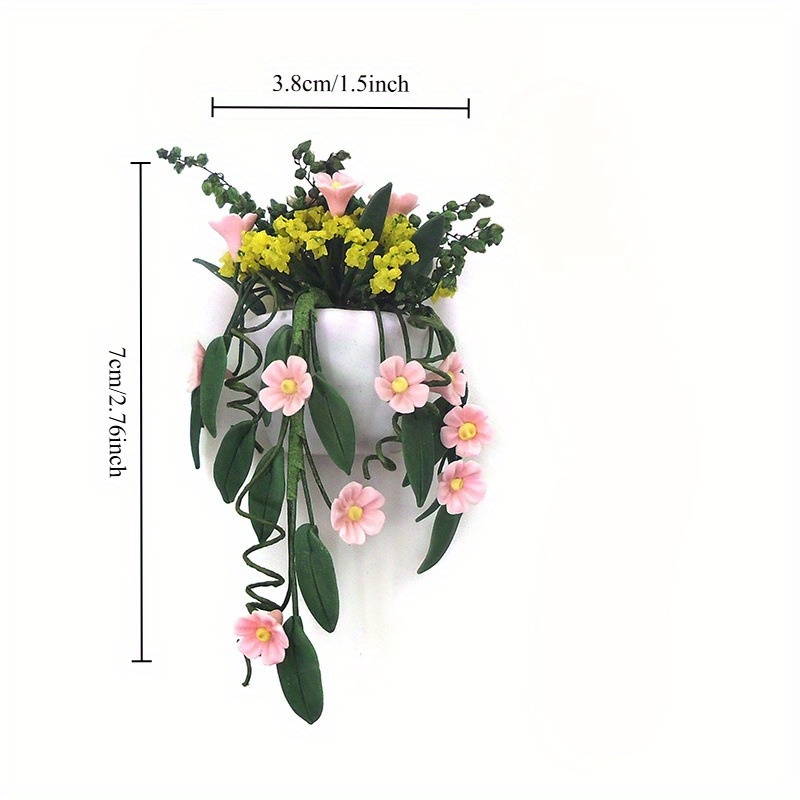 Mini Clay Flower White Wall Ha - Woven Wall Basket recension och pris