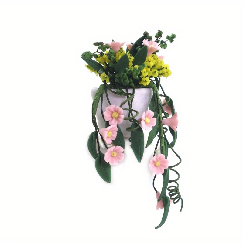 Mini Clay Flower White Wall Ha - Woven Wall Basket recension och pris