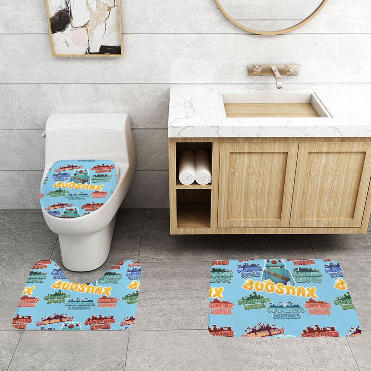Bugsnax Locations Fan Art Pack - Home Decor Location recension och pris
