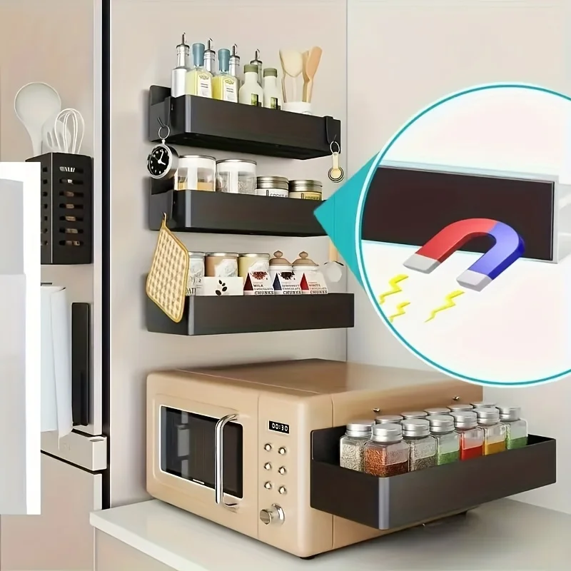 Magnetic Fridge Spice Rack Org - Woven Wall Basket recension och pris