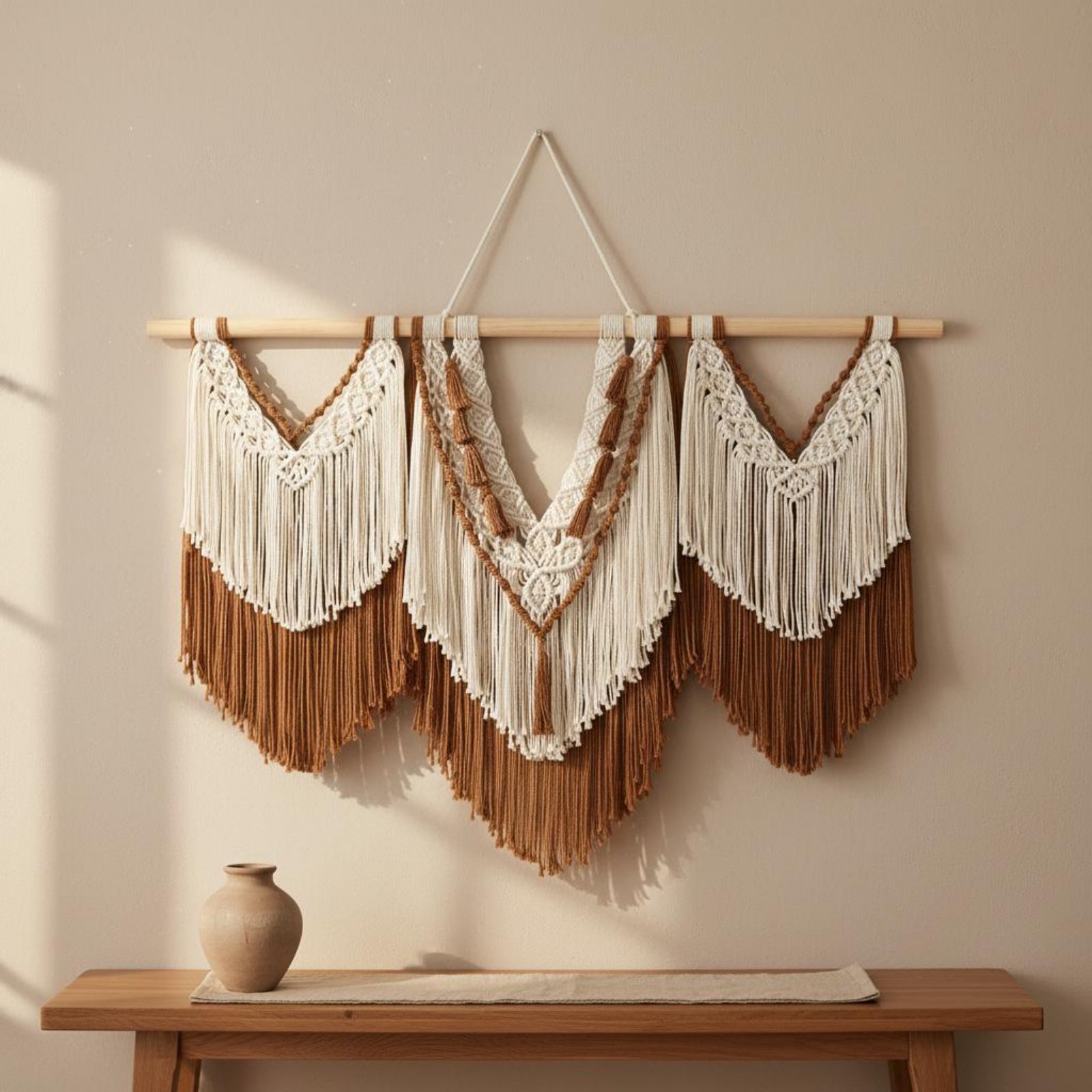 Macrame Wall Hanging Handmade  - Macrame Wall Hanging recension och pris