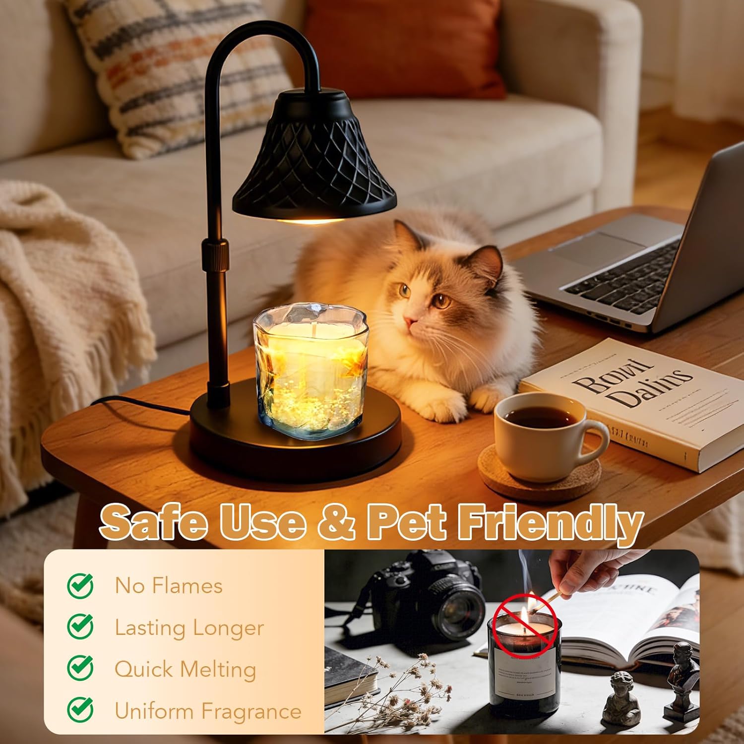 Adjustable Candle Warmer Lamp  - Home Decor Free Images recension och pris