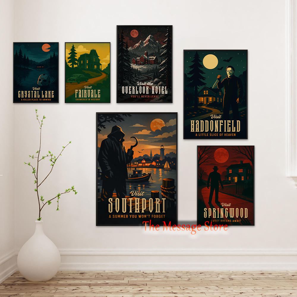 Halloween Horror Vintage Trave - Home Decor Location recension och pris