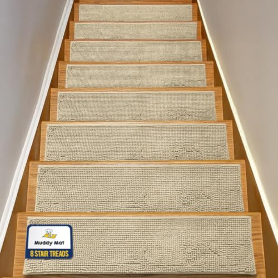 ® Pack of - Soft Chenille Stai - Flooring Home Decor recension och pris